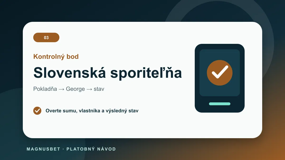 MagnusBet vklady a výbery – porovnanie Slovenská sporiteľňa s alternatívami