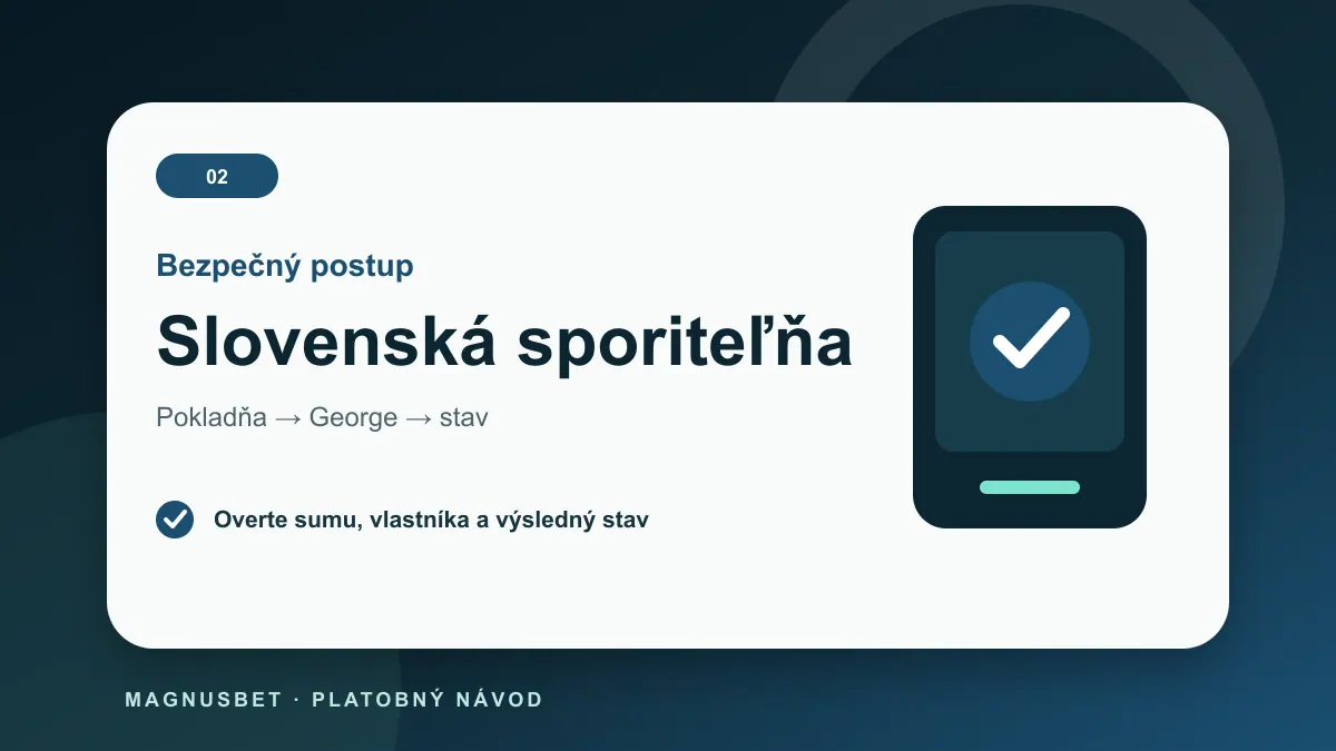 MagnusBet vklady krok po kroku cez Slovenská sporiteľňa