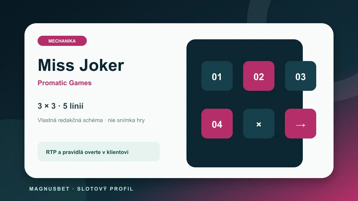 MagnusBet hry – schéma mechaniky free games a wild násobiteľ pre Miss Joker